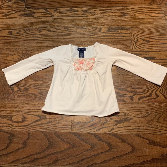 Ralph Lauren Other - VTG Ralph Lauren Toddler Girls 4T White Pink Floral Long Sleeve Pullover Blouse